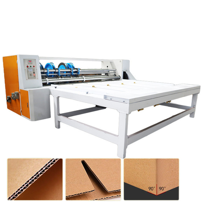Máquina rotatoria acanalada semi automática de Slotter para arrugar del cartón